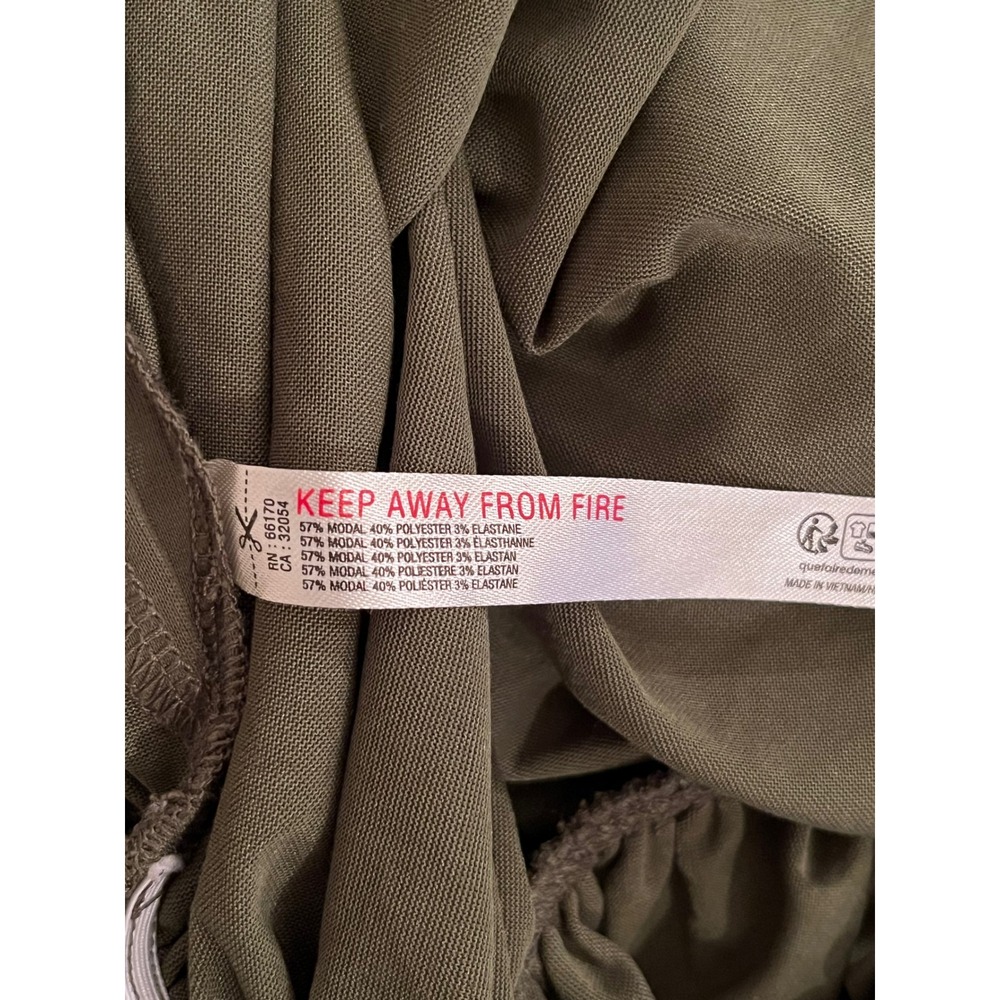 Celandine Gabbie Olive Green Ruched Strapless Maxi Dress Plus Size 3X Gown - Picture 6 of 9